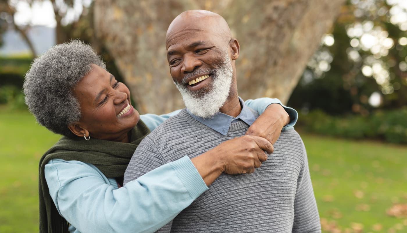 elderly couple